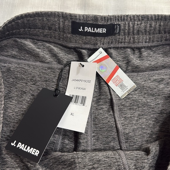 (M1) J. Palmer Graphite Michigan Wolverines Men's SweatpantsHome Game, Size XL,M - Picture 8 of 16